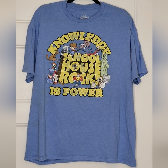 Ripple Junction School House Rock Knowledge Is Power 2X T-Shirt - Picture 1 of 4